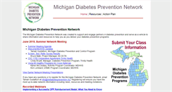 Desktop Screenshot of midiabetesprevention.org