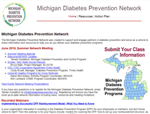 Tablet Screenshot of midiabetesprevention.org